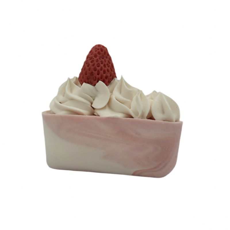 Handmade Artisan Soap - Cottage Spongecake - Strawberry