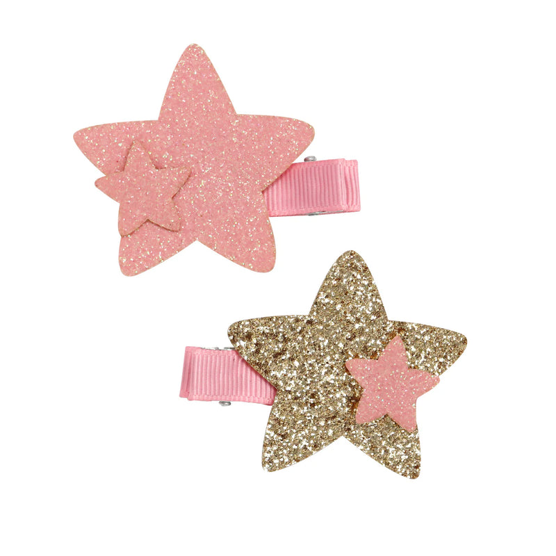 Shimmering Star Glitter Hairclip