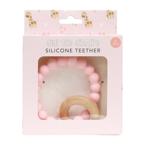 Silicone Teether - Pink